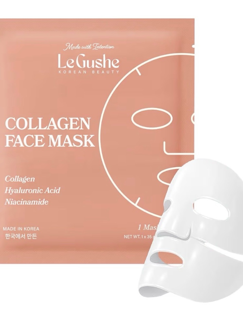 5pack Collagen Face Mask